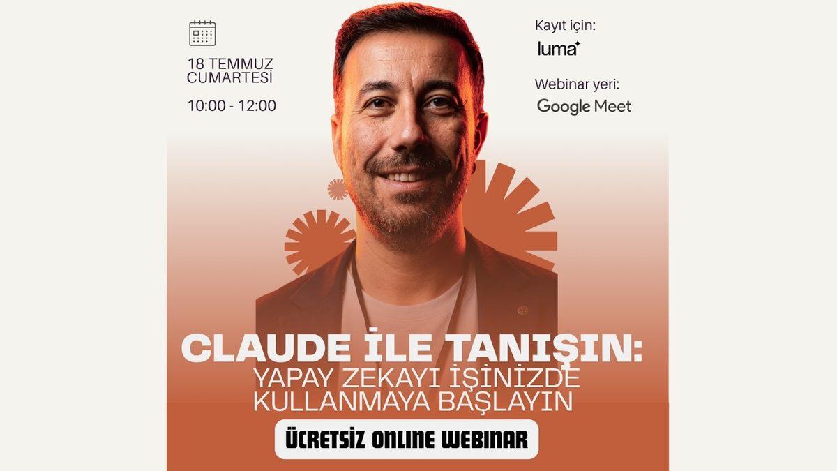 Claude ile Tanışın webinar kapağı