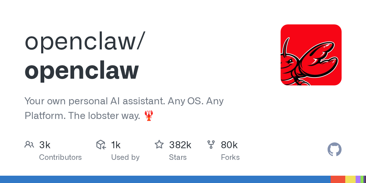 openclaw/openclaw deposu