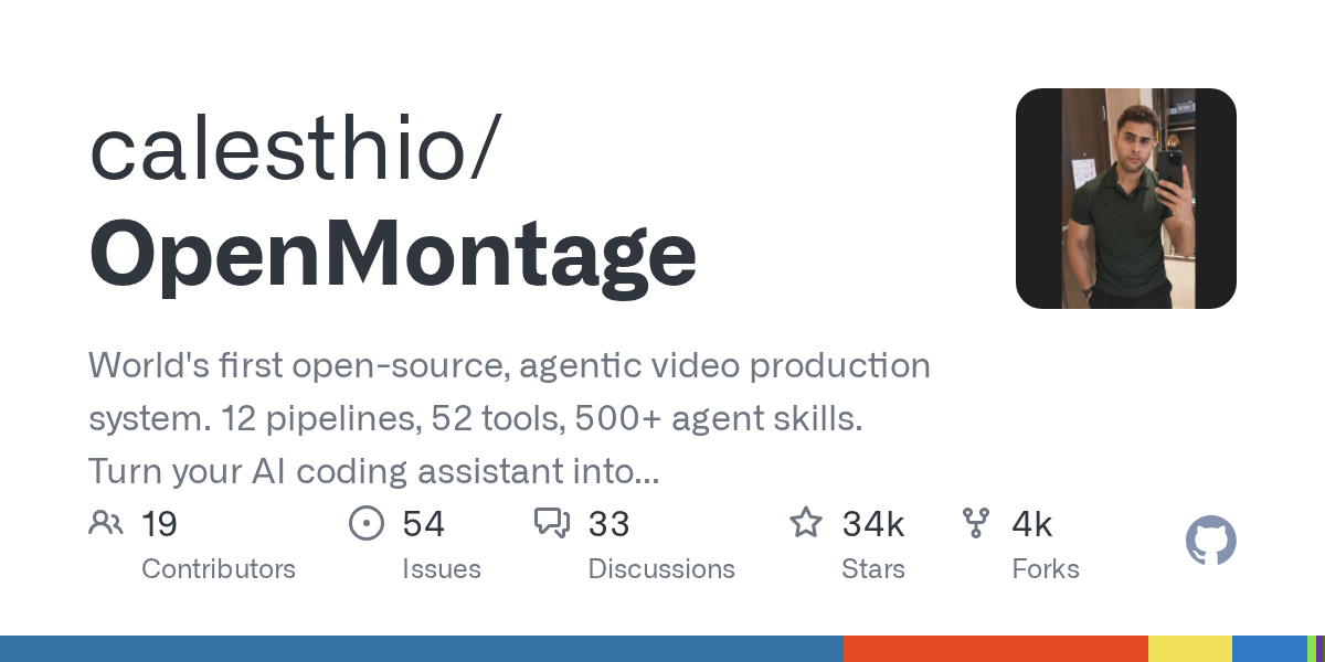 calesthio/OpenMontage deposu